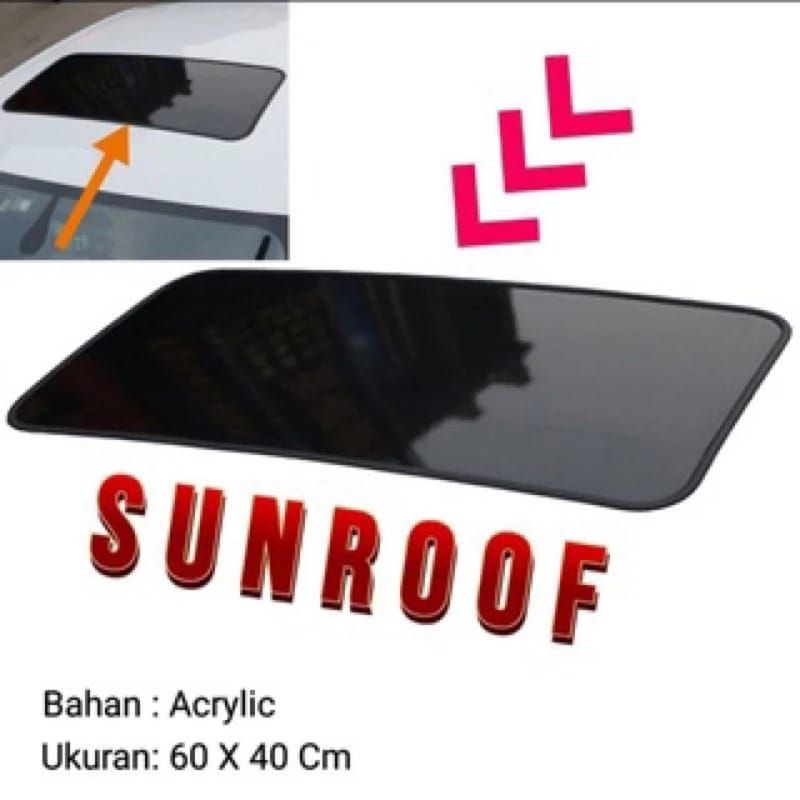 Universal Car Dummy Sunroof UK 60x40cm Shopee Malaysia