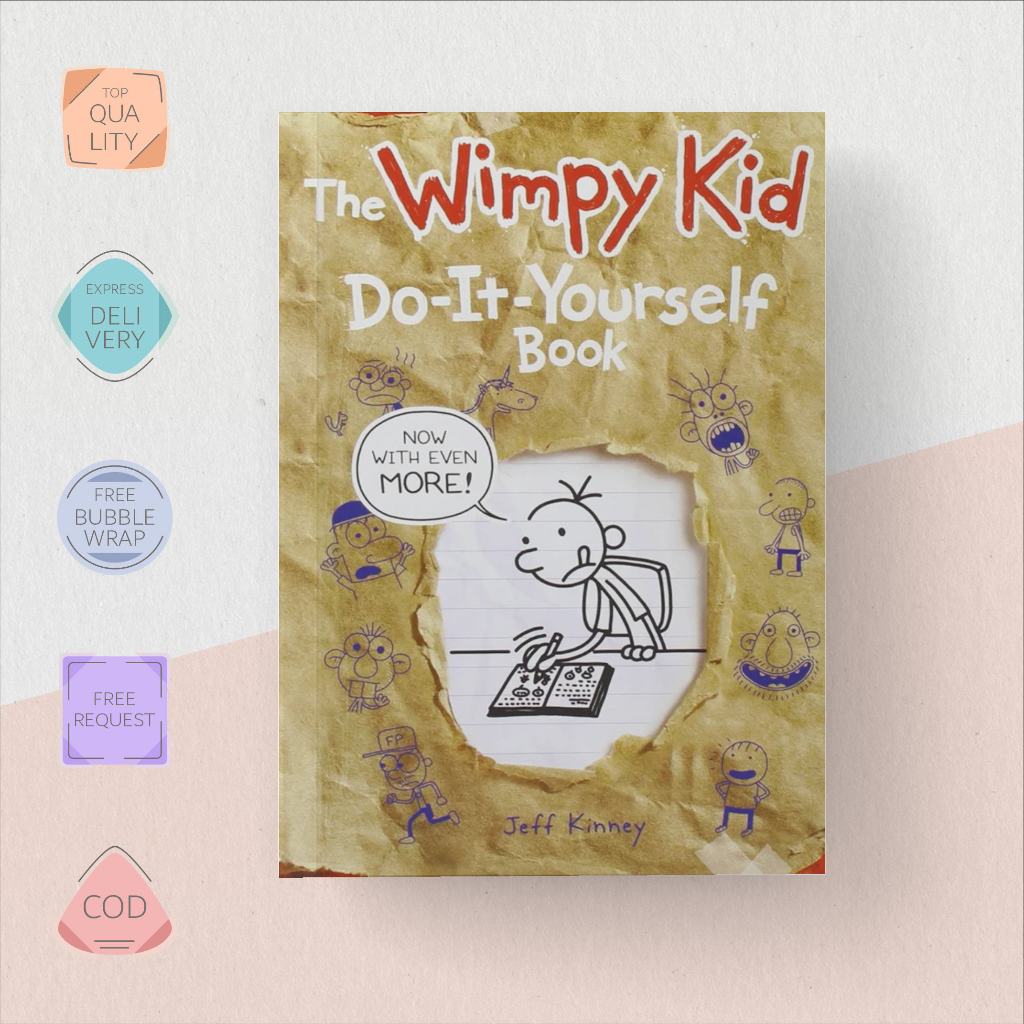 (Eng) Do it Yourself Book The Wimpy Kid | Shopee Malaysia