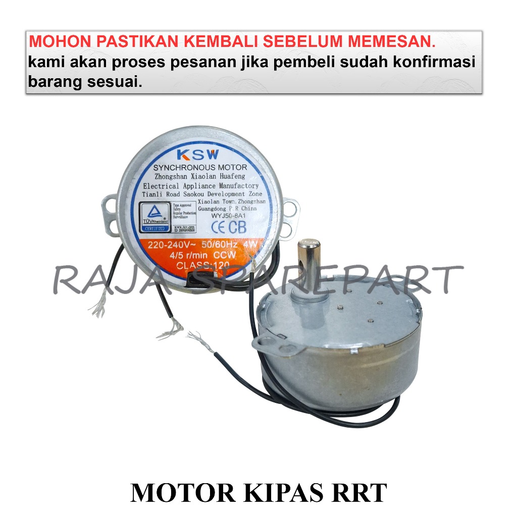 Mrt SYNCHRONOUS MOTOR/ROTARY Fan/ROTARY Fan/Chinese Fan MOTOR Shopee