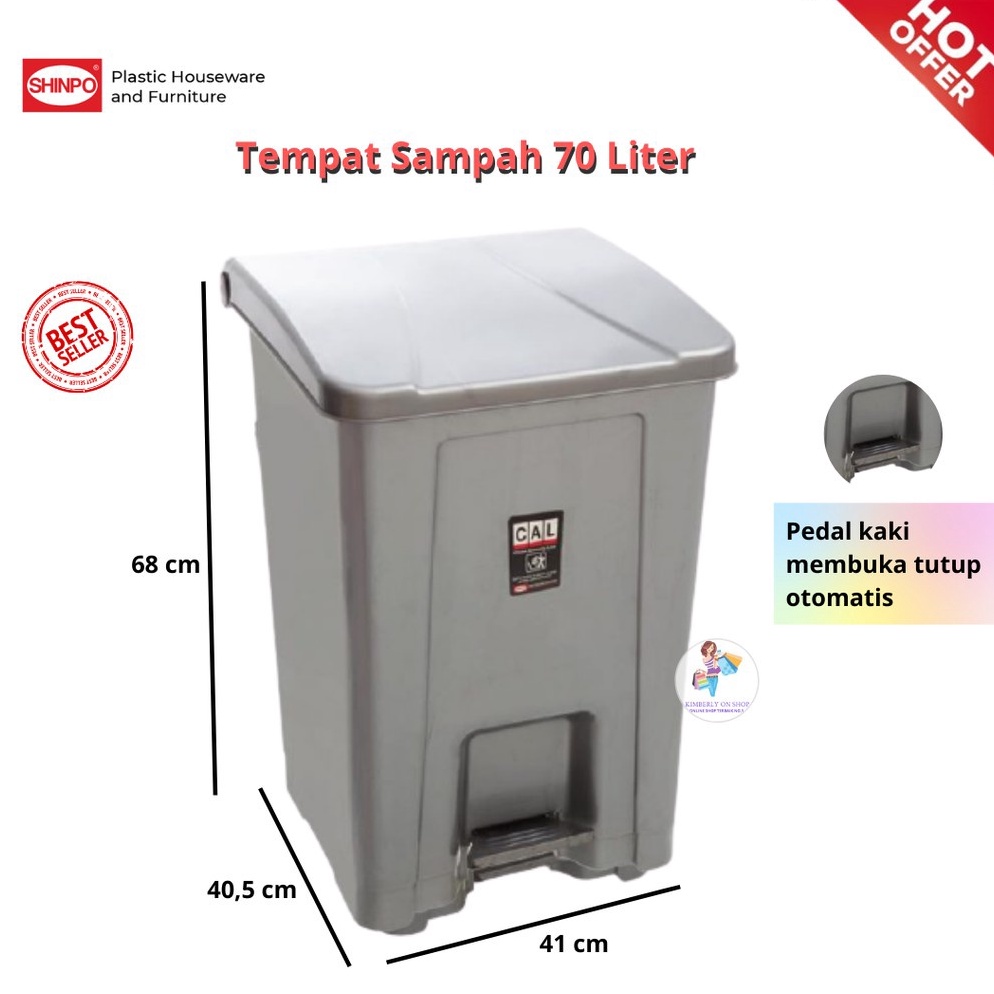 Modern 7-Liter Trash Trash Trash Trash SIP 79 | Shopee Malaysia