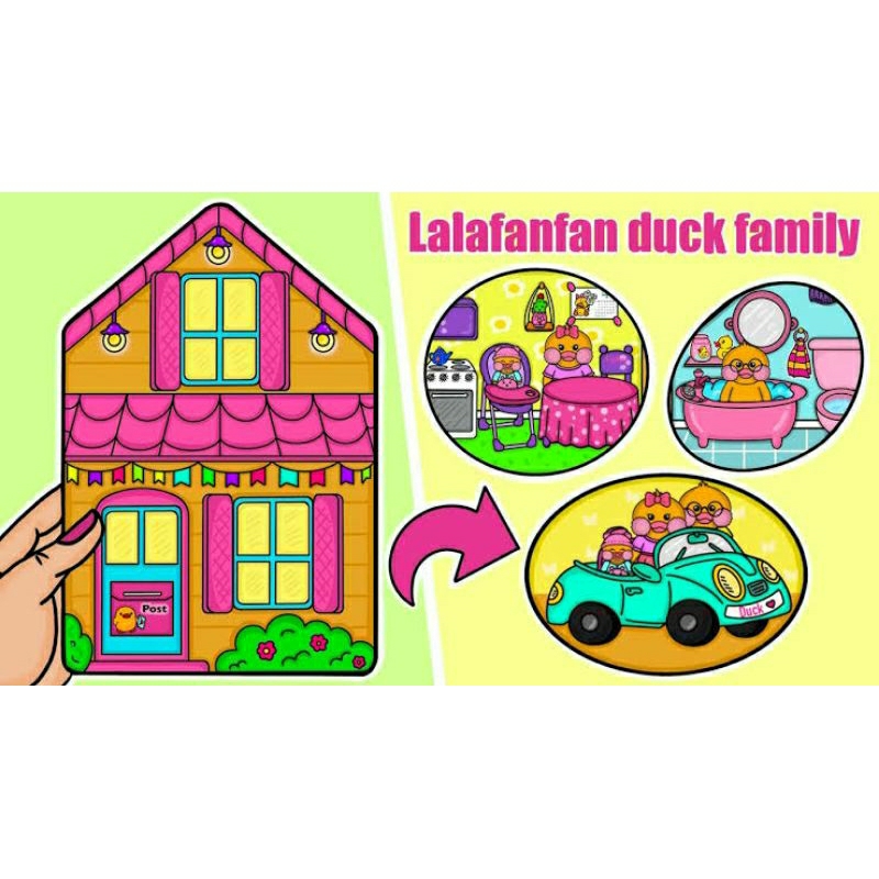 Paper duck duck duck duck viral paper doll (2Sided LAMINATING