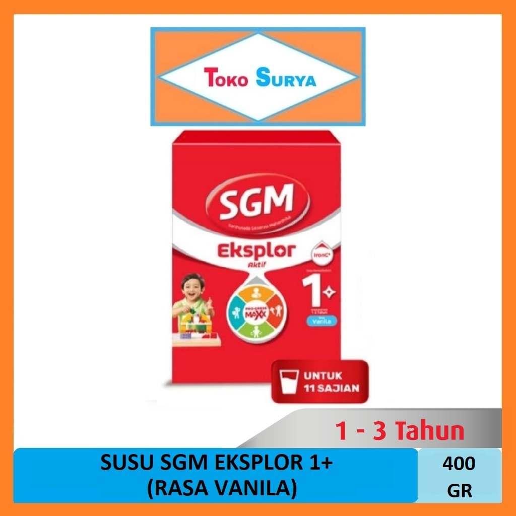 Sgm Explore 1+ Vanilla Age 1-3 Years Old Children's Growth Milk Powder ...