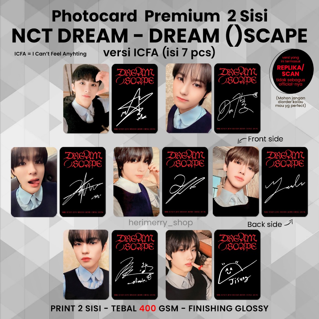 NCT DREAM scape smoothie everline トレカ（NCT DREAM 