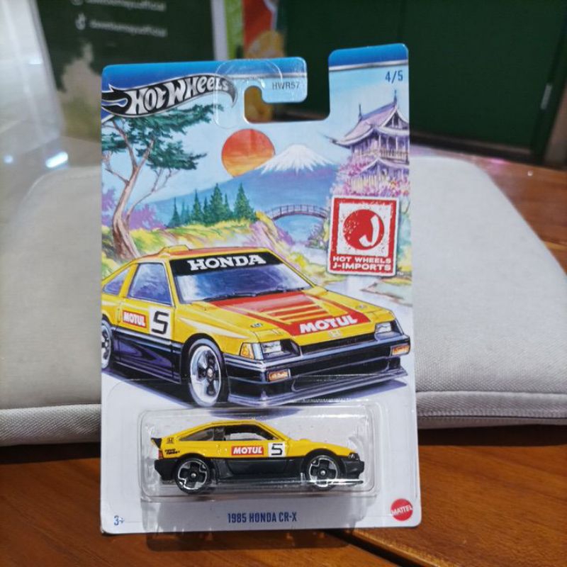 Hot Wheels 1/64 - Honda CR-X 1985 En Zamac - Modèle Collector 2019 #3/10
