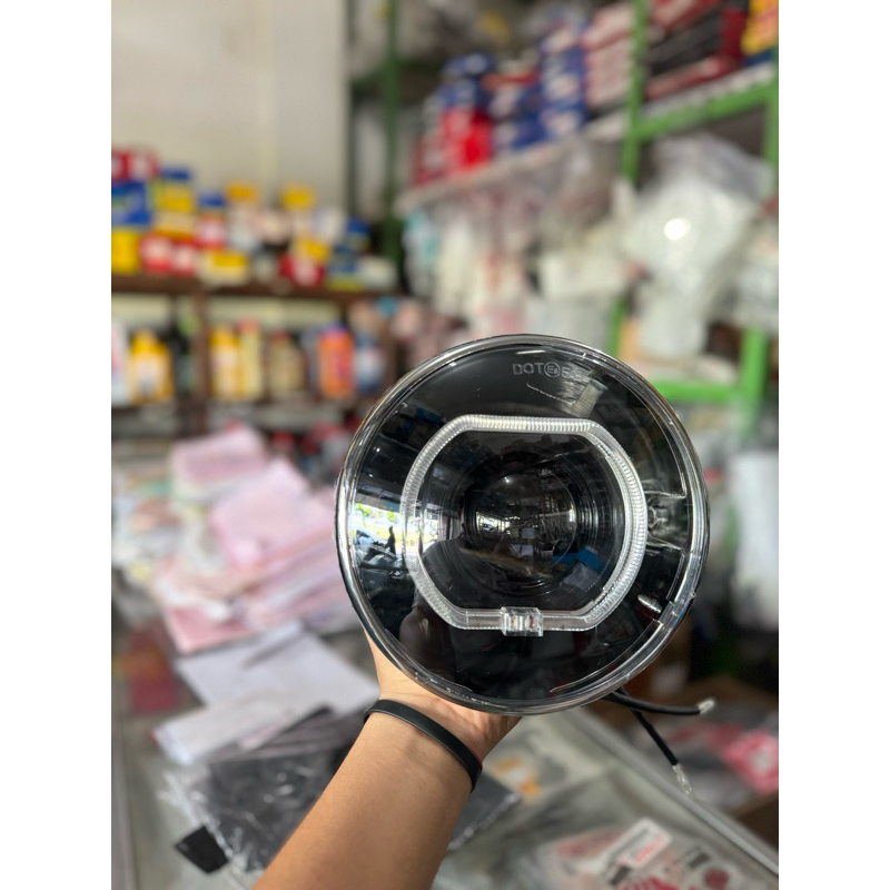 Ninja SS HEADLIGHTS SET BILED 3 INCH TURBO Day Demon RGB shroud 3inch ...