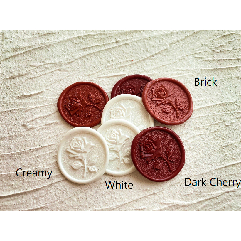 LILIN Livy - 1 Pcs Wax Seal Sticker Invitation WAXSEALCOIN Vintage / No ...