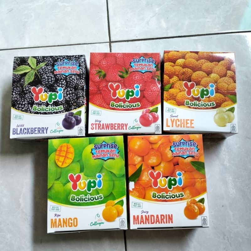 Yupi Bolicious All Box variants contains 24 pcs | Shopee Malaysia