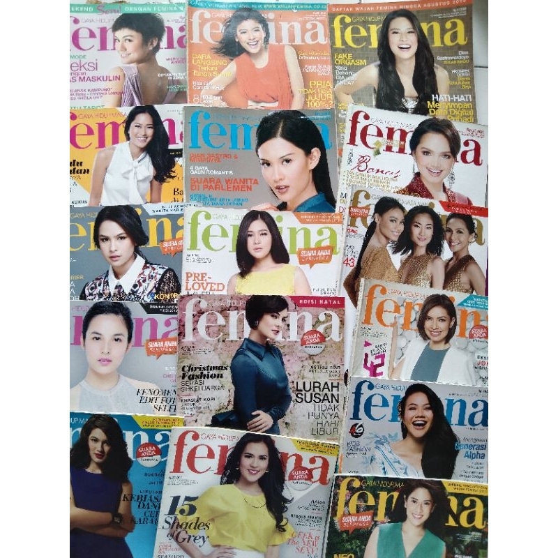 Used Magazines FEMINA Magazines 1st Collection Edition | Shopee Malaysia