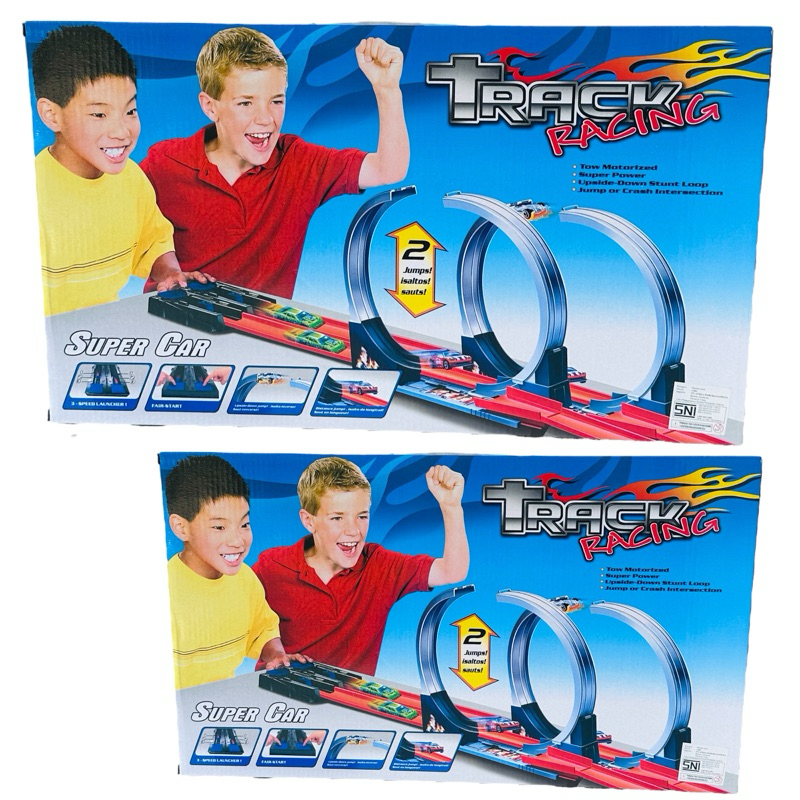 159 track Racing 2 track Racing car track two track hot wheel track ...