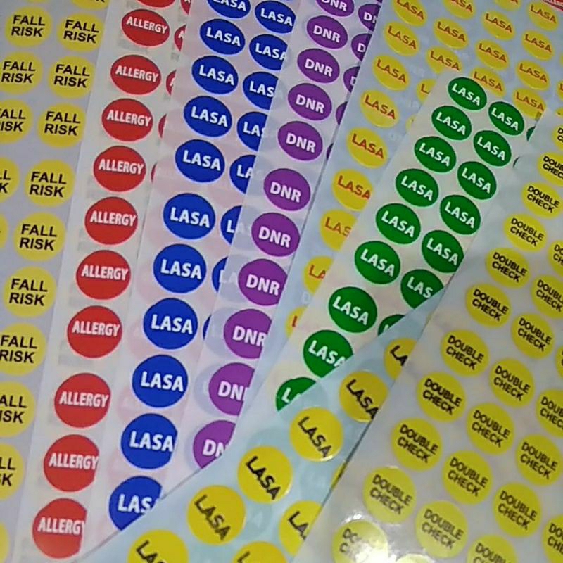 High Alert Stickers | Lasa Stickers Diameter 1cm contains 260 pcs per ...