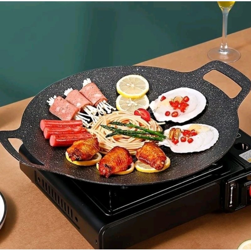 Grill Conduction Pan Tool For Grilling+Brush & Brush | Shopee Malaysia