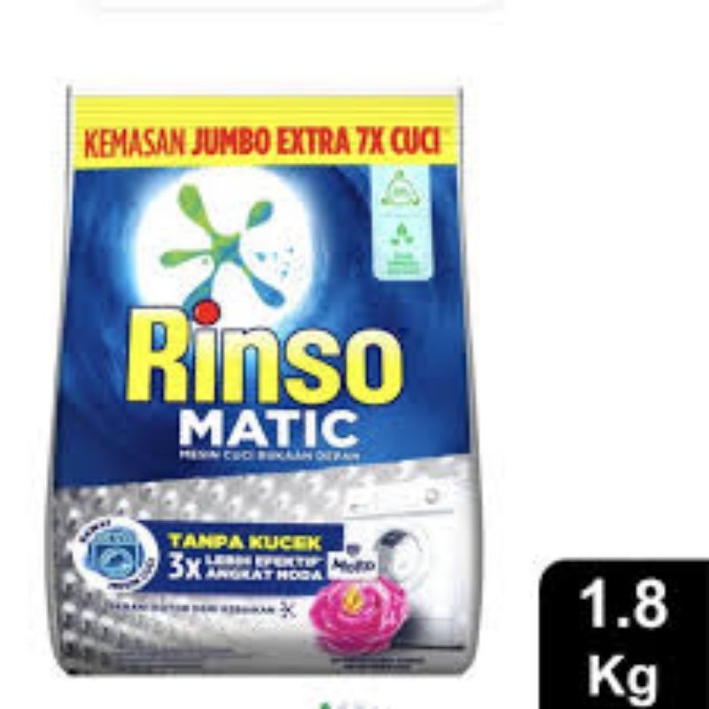Rinso Matic Front Loading Powder 900 grams | Shopee Malaysia
