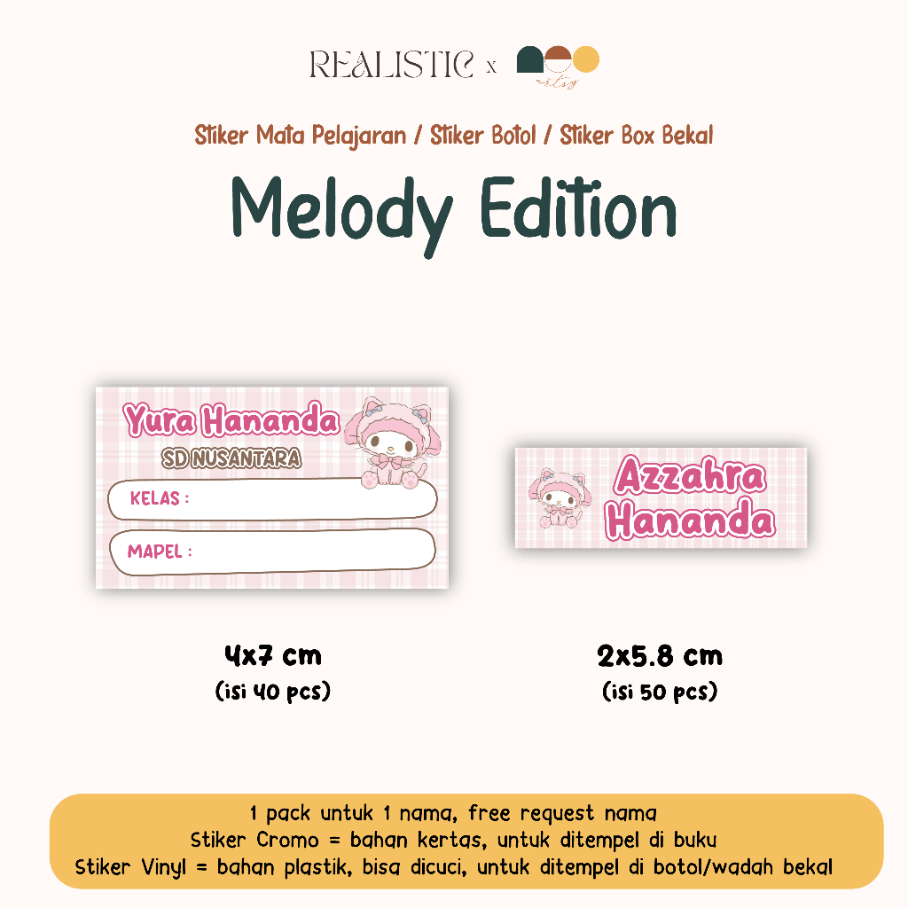 Custom Lesson Name Stickers / School Name Stickers / Book Name Stickers ...