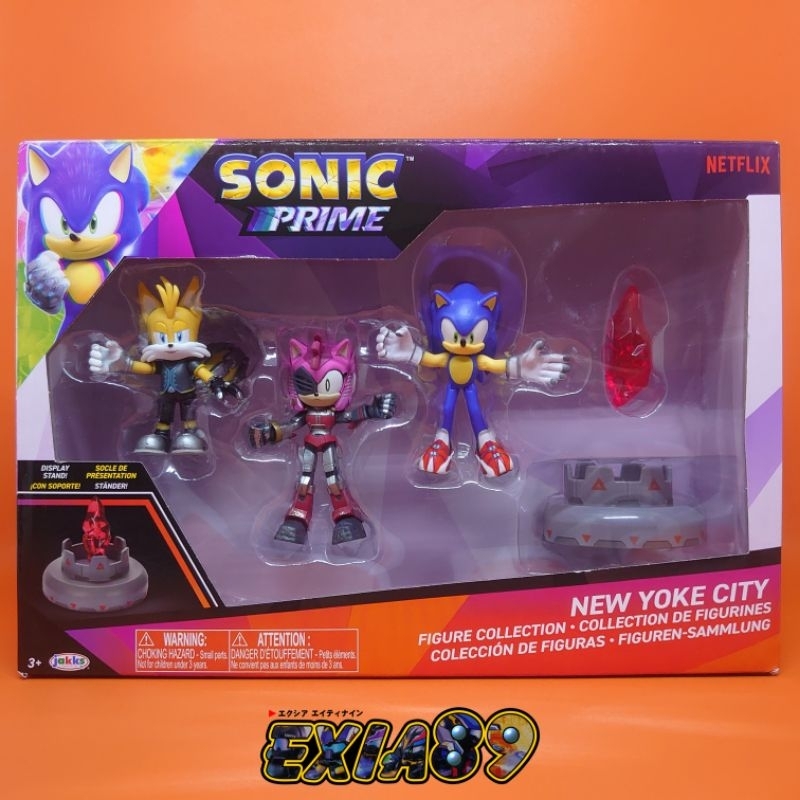 Sonic Prime New Yoke City Figure Collection 2.5-Inch Articulation ...