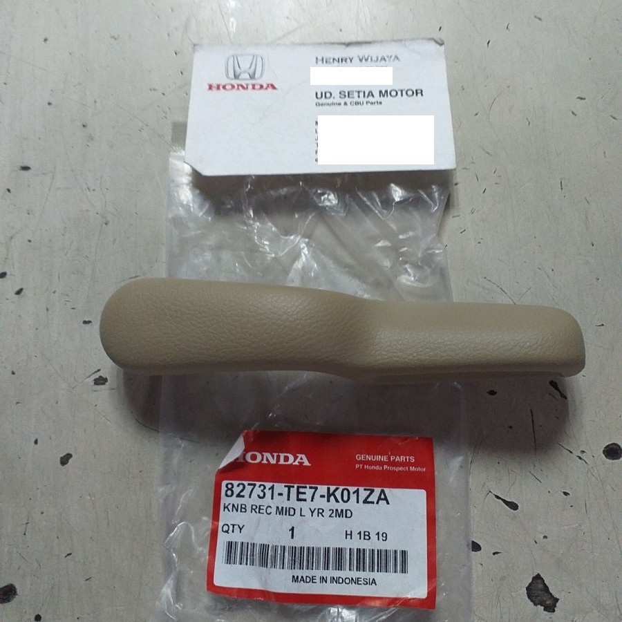 Knob handle round handle middle seat beige Honda Mobilio BRV Original ...