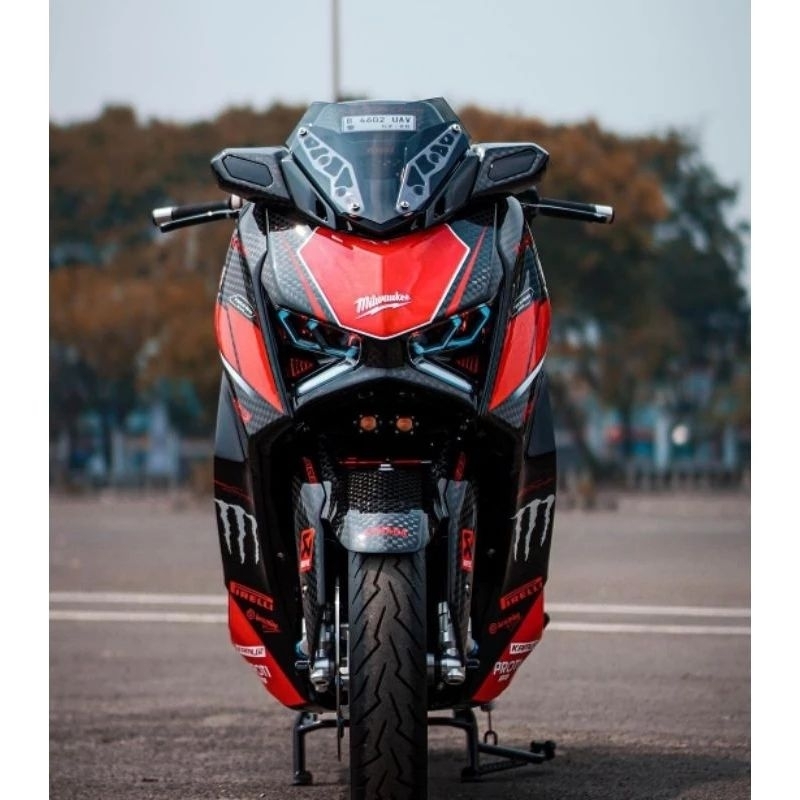 Visor Windshield New Xmax 2024 Connected Alienz Visor New Xmax 2024 ...