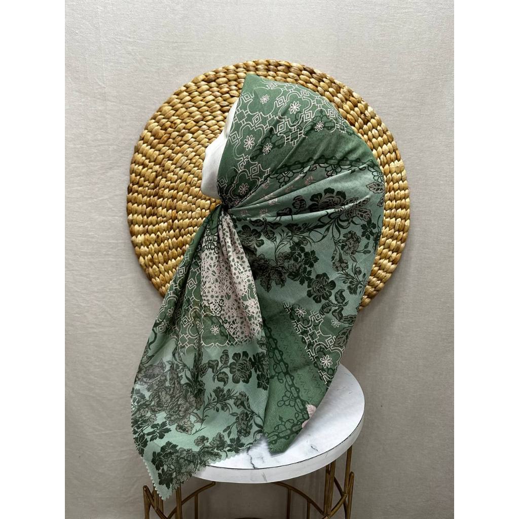 Beautiful Rectangular Voal Motif Hijab / Beautiful Rectangular Voal ...