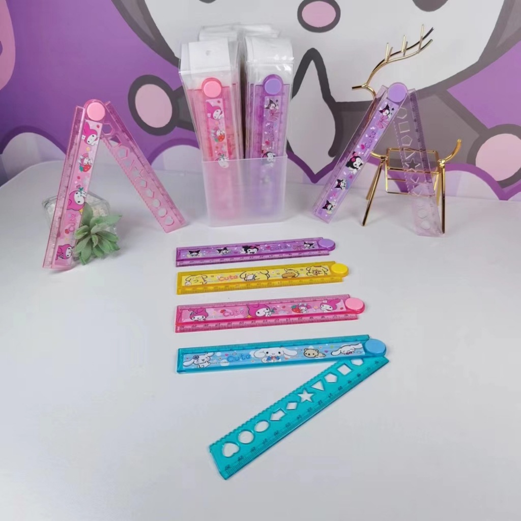Sanrio Folding Ruler Length 15 To 30cm Character Melody Purin ...