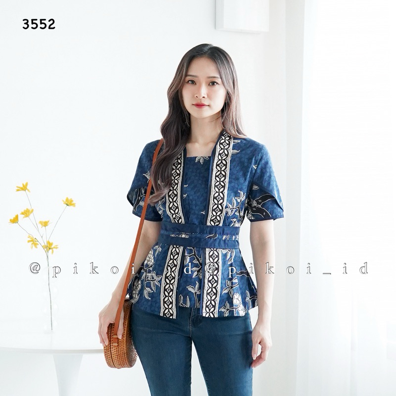 Modern women's batik clothes / women's batik tops / office tie batik
