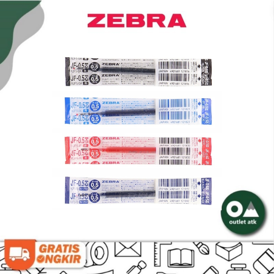 Zebra SARASA 4 Farbkugelschreiber – 0,5 Mm Mine, 4 Farben (schwarz, Blau, Rot, Grün), Weißer Schaft
