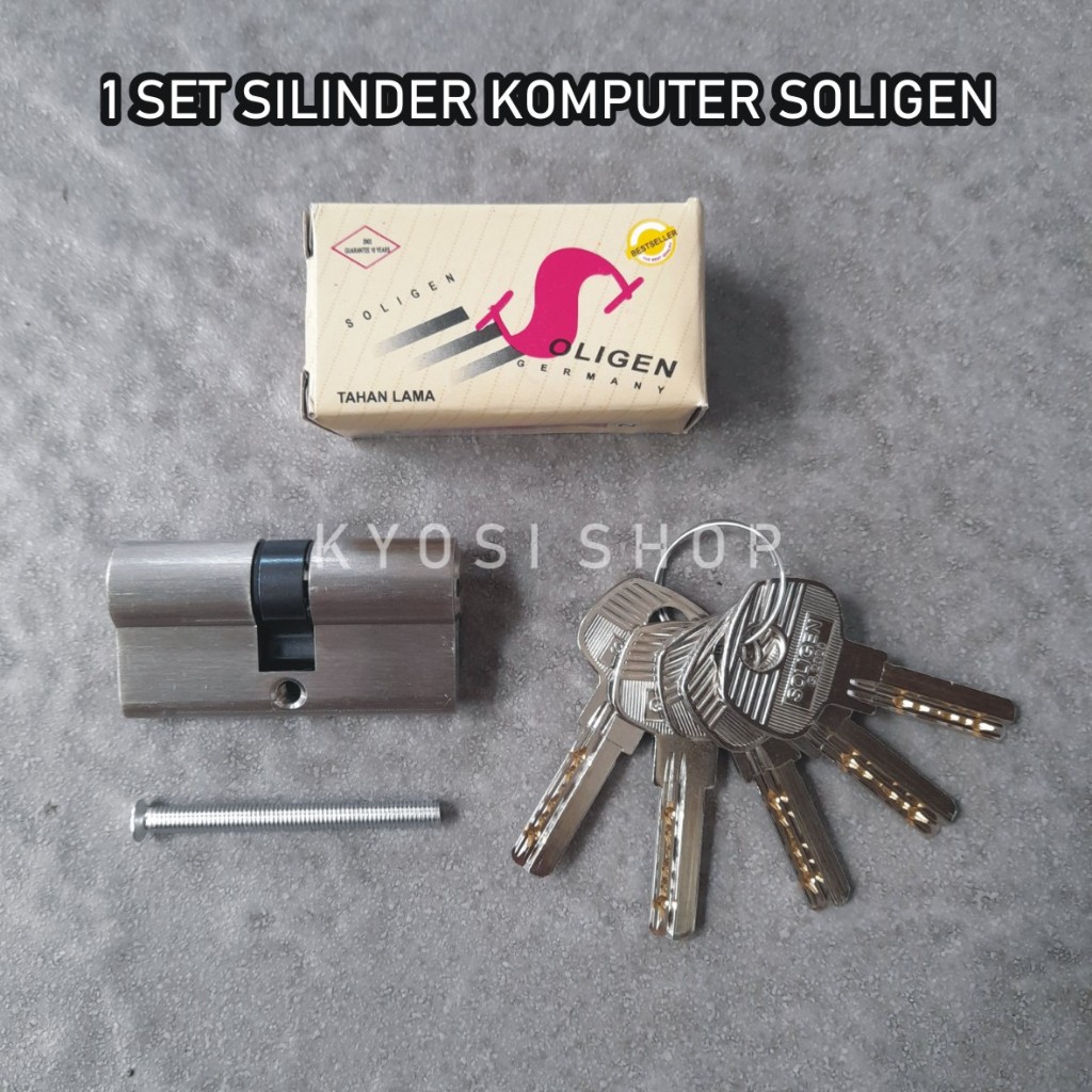 Soligen Computer Lock Cylinder / SOLIGEN Large Cylinder Contents 60 mm ...