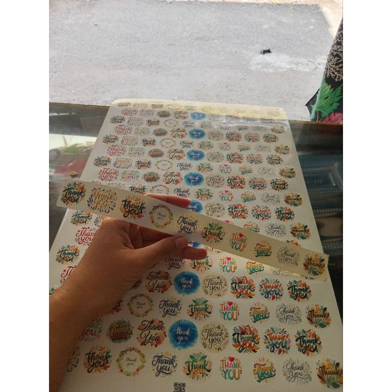 Versatile Thank You label sticker | Shopee Malaysia