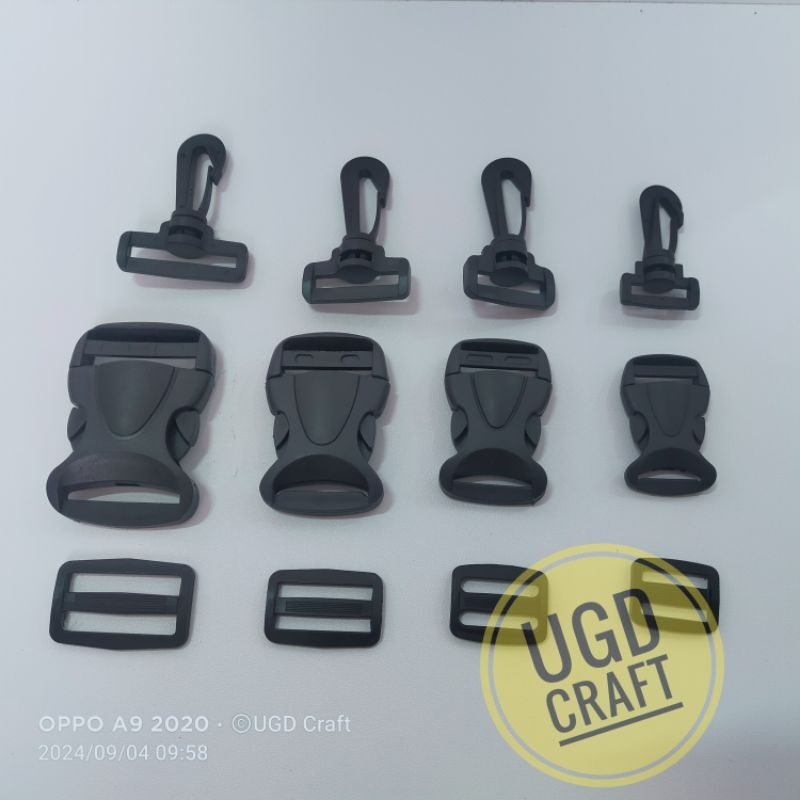 Plastic Latch / Plastic Hook / Plastic Sliding Ring (1pcs) | Shopee ...