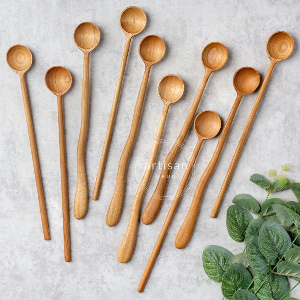 Madhava - Teak Wood Juice Spoon with Natural Food Grade Finish | Photo ...