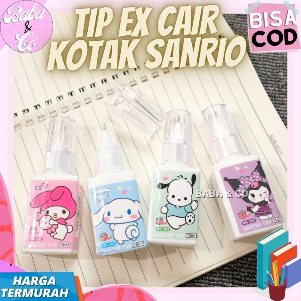 Sanrio LIQUID EX TIP CORRECTION TIP X UNIQUE CUTE SANRIO TIP EX LIQUID ...