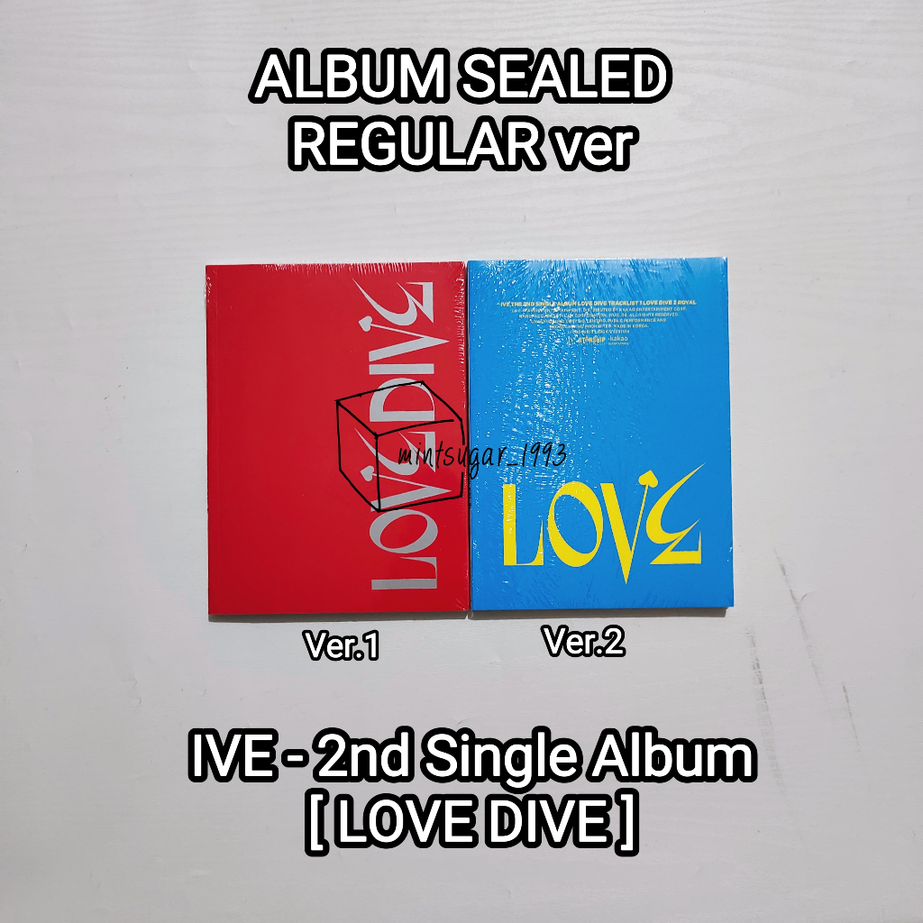 Ive 2nd Single Album Love Dive Regular Photobook Ver Ver 1
