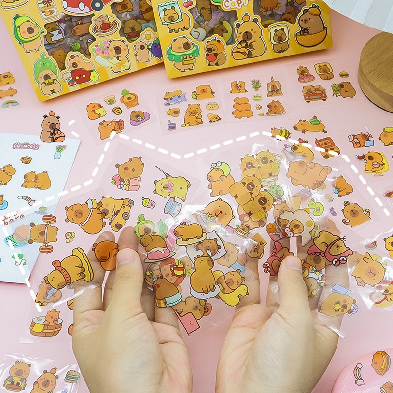 Hs - CAPYBARA Sticker | Pumpkin Sticker | Capi BALA | Capibala ...