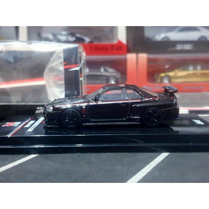 Inno 1:64 Nissan Skyline Gtr R34 Nismo R-tune Fundido Liga Modelo De