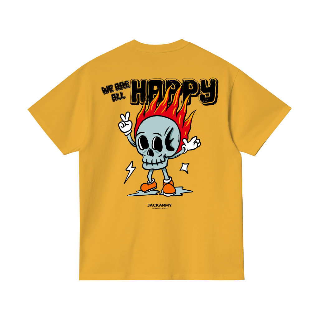 Jackarmy - Tshirt Skull Fun | Shopee Malaysia