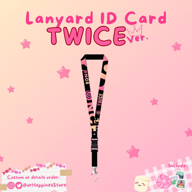 Strap LIGHTSTICK Twice ver/Lanyard ID Card Twice/Decoration LS