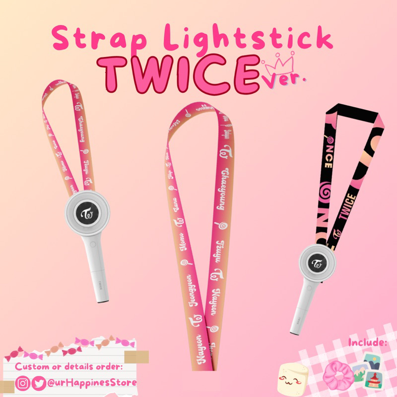 Strap LIGHTSTICK Twice ver/Lanyard ID Card Twice/Decoration LS