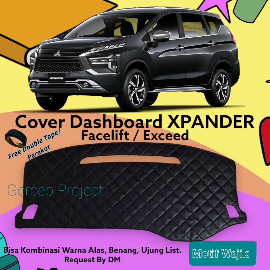 Xpander Exceed Facelift Mitsubishi Car Dashboard Mat Cover Leather ...