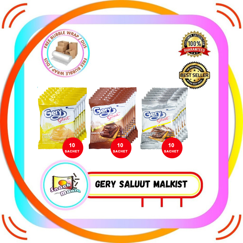 Gery Saluut Malkist Chocolate Coconut Chocolate Cheese Cheese Cheese 18 Gr X 10 Pcs Shopee 4592