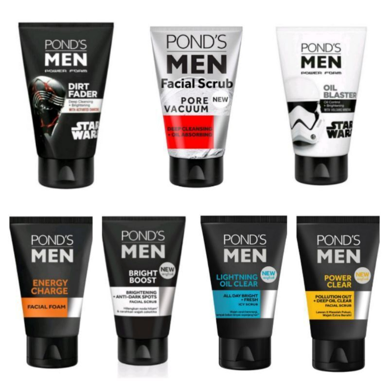 Ponds Men Bright Facial Foam G Ultra Bright Oil Fighter Bright