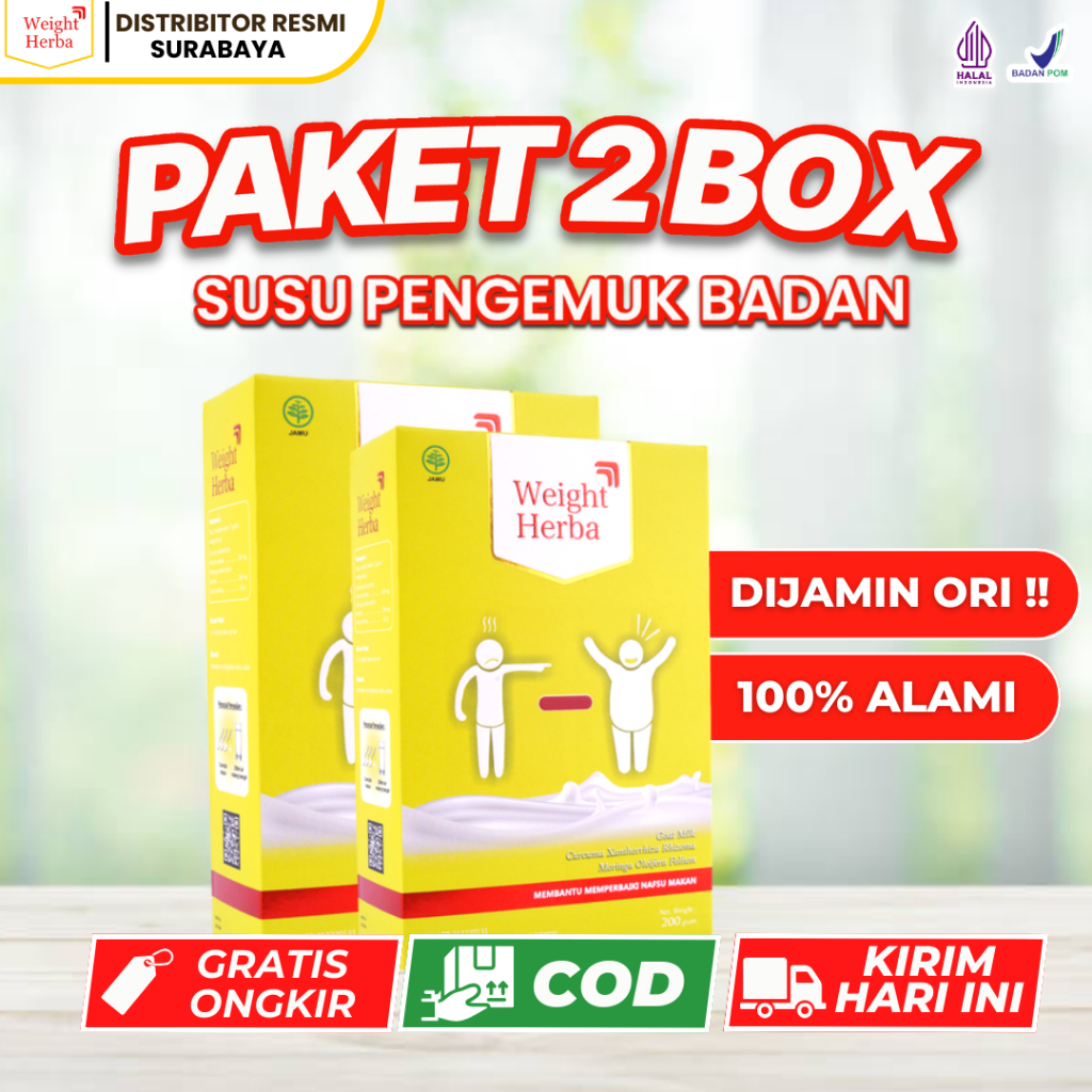 Weight Concentrated Herbs 2 Boxes 100 Original Fattening Milk Weight & Appetite Increase