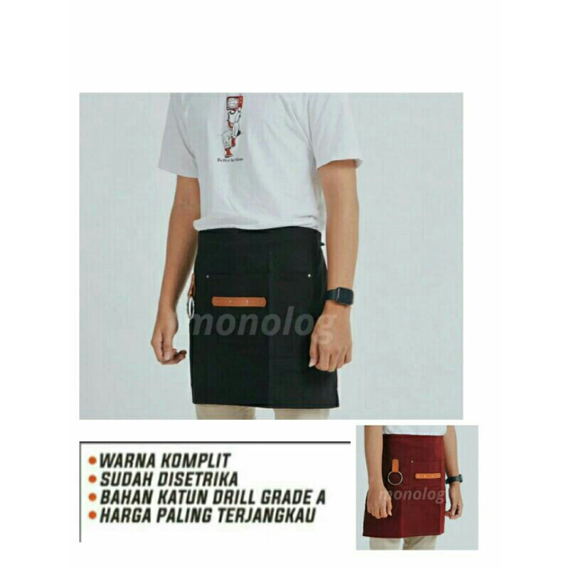 Apron, apron, apron, barista, waiter, mini apron | Shopee Malaysia