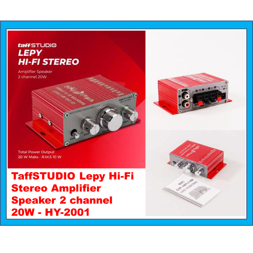 Ampli Lepy HiFi Stereo amplifier Mini speaker 2channel 20W HiFi