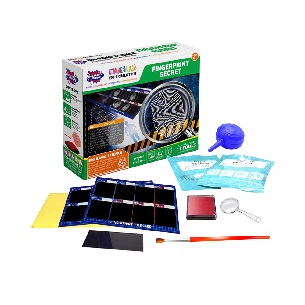 Big Bang Science - Fingerprint Secret - Science Activity Kit | Shopee ...