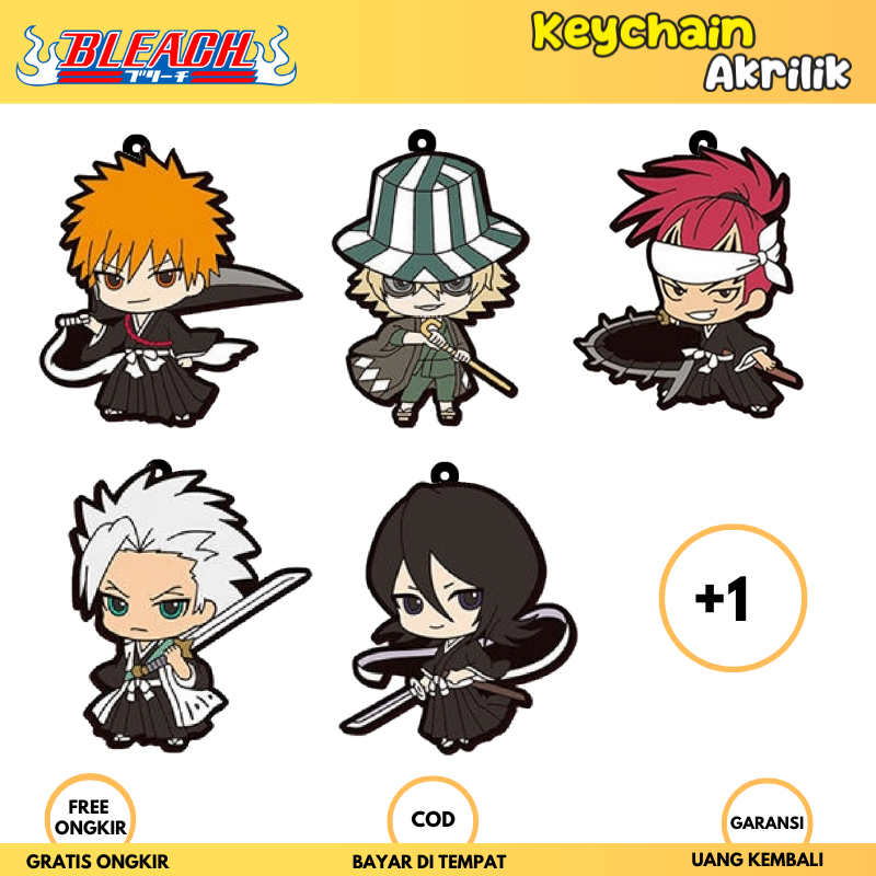 GANTUNGAN [Bleach] Keychain & strap Acrylic Cellphone anime Character