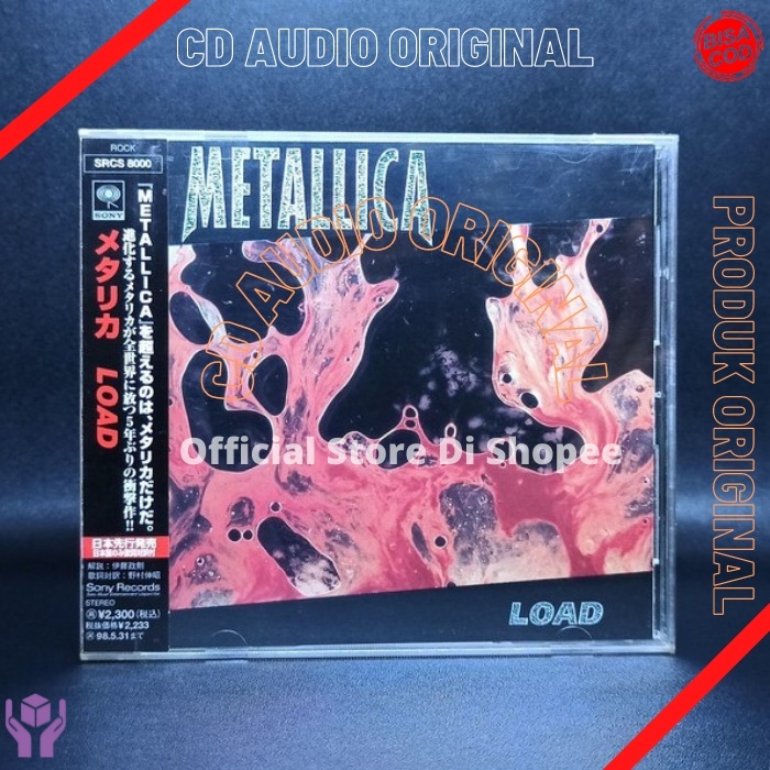 Metallica CD - LOAD & ST. Anger IMPORT ORIGINAL SEALED | Shopee Malaysia