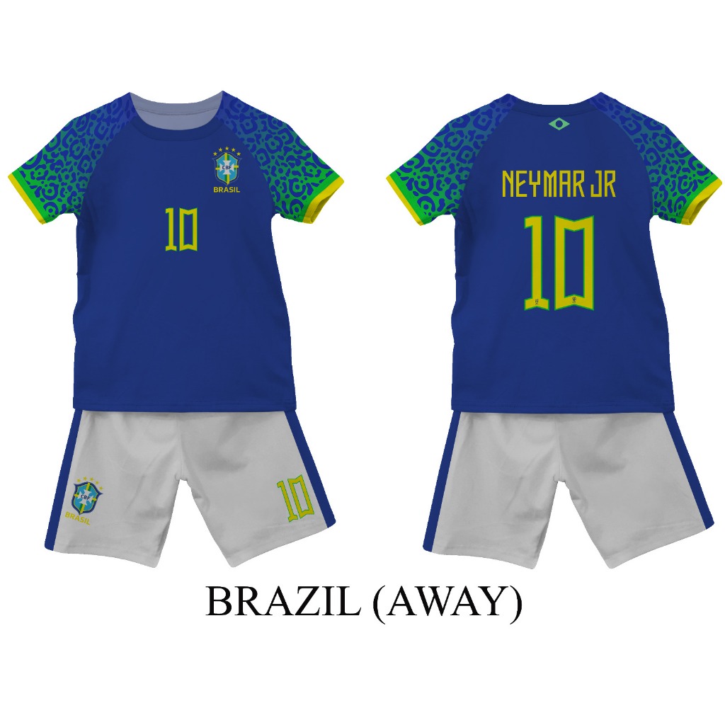 Psg Neymar jerseyCambodia away jerseyKids brazil away Football jersey