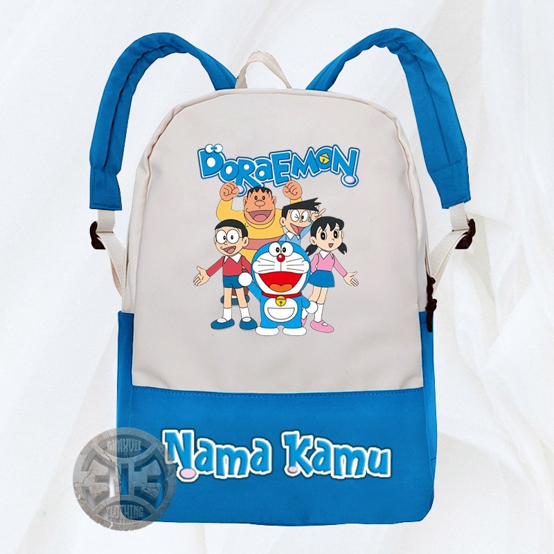 Doraemon Children's Bag Free Name Backpack Doraemon Children's School ...