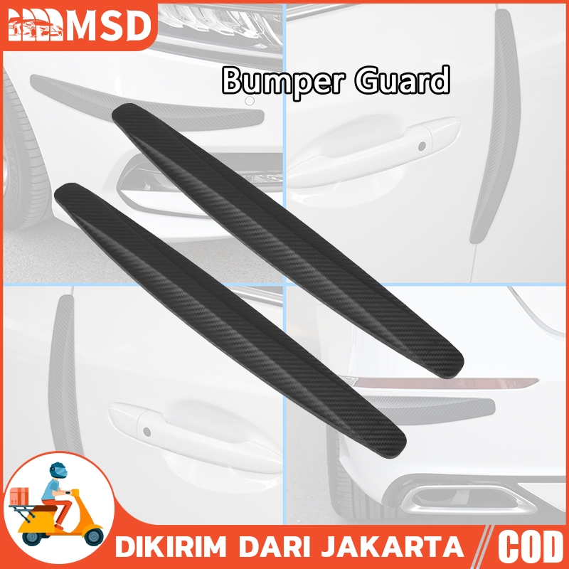 Bumper Guard Carbon Car Bumper Protector Set 2pcs Bumper Protector