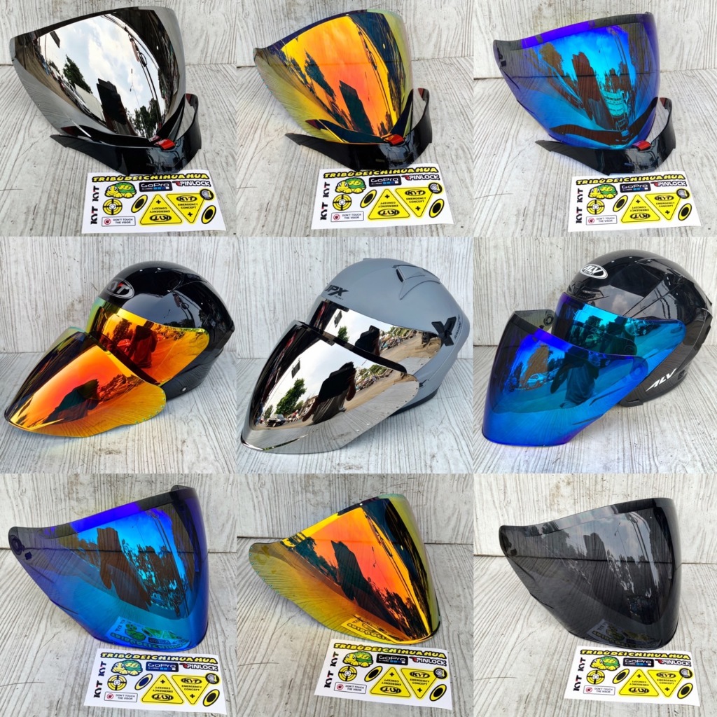 Visor IRIDIUM Helmet KYT NFJ Visor IRIDIUM JPX NOVA X Alv ULTRON