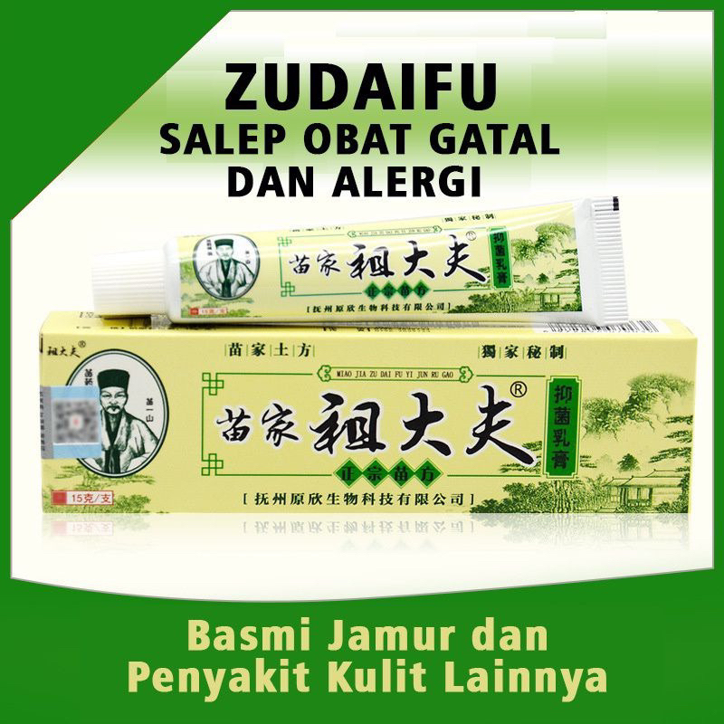 Zudaifu Ointment For Itching Lizard Ringworm Allergy Fungus Shopee