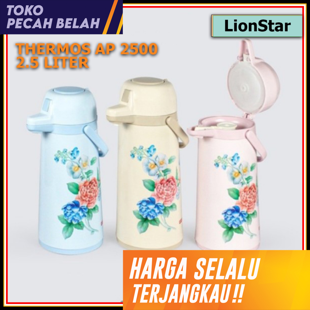 TERMOS Hot Water Thermos Press Lionstar AP 2500 Airpot Thermos 2.5 ltr